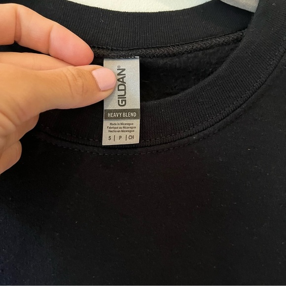 Half Cut Brewing Co Sweatshirt Black Gildan Small women’s Beer Crewneck - Picture 3 of 8